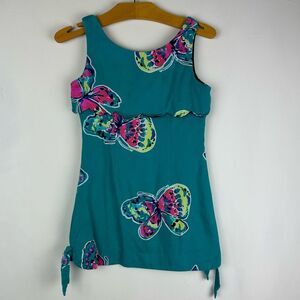 Lilly Pulitzer butterfly print mini dress size 7